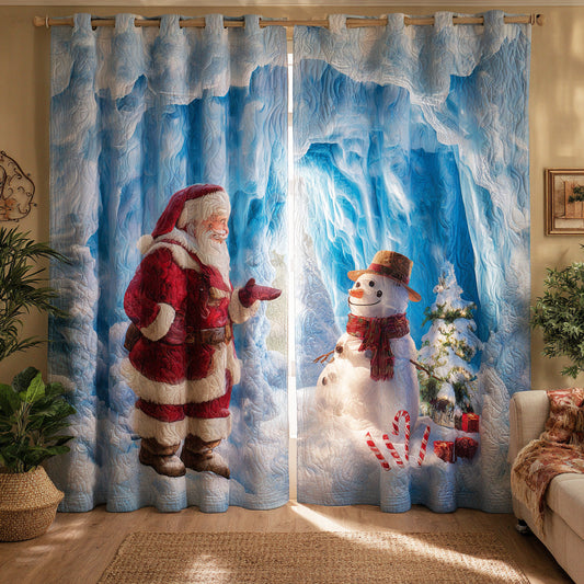 Merry Frost Friends Quilted Curtains NCU0NTD983