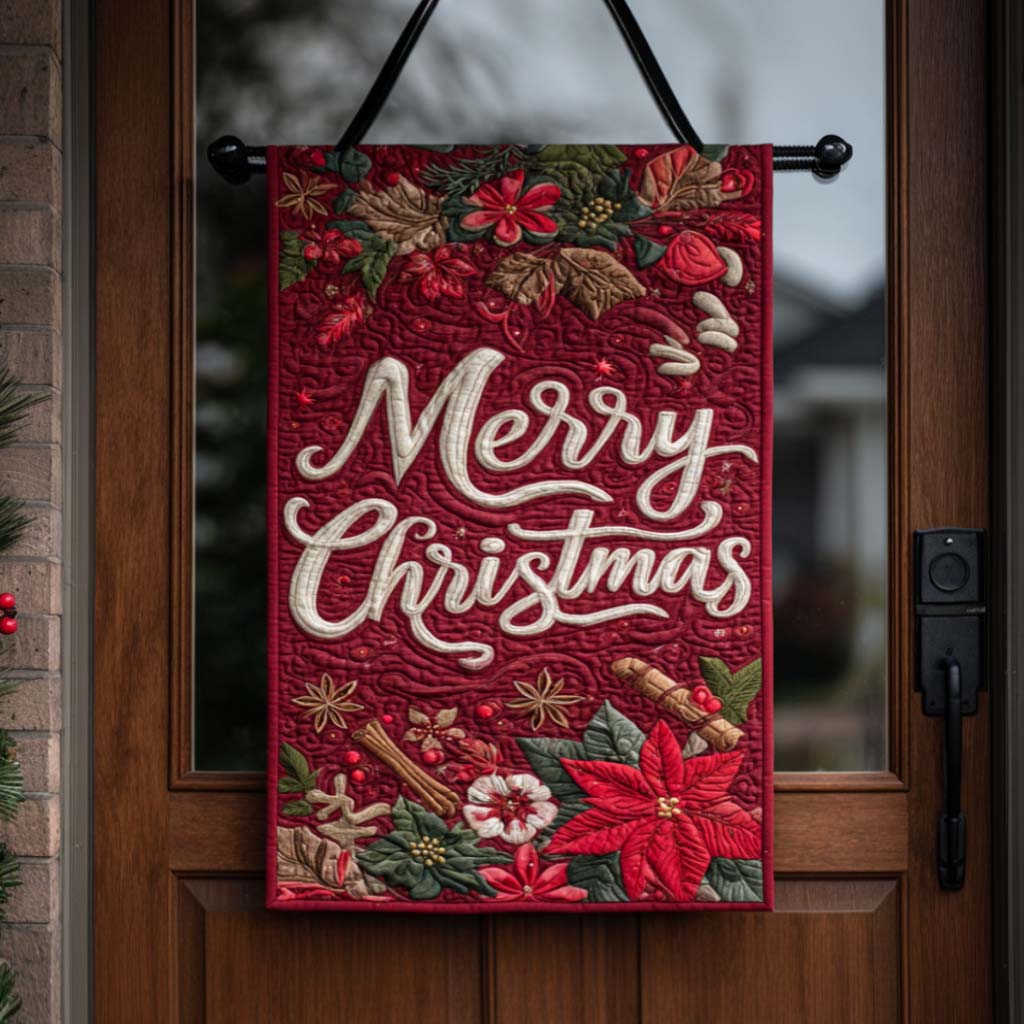 Merry Glow Quilted Door Banner NCU0NNT2455