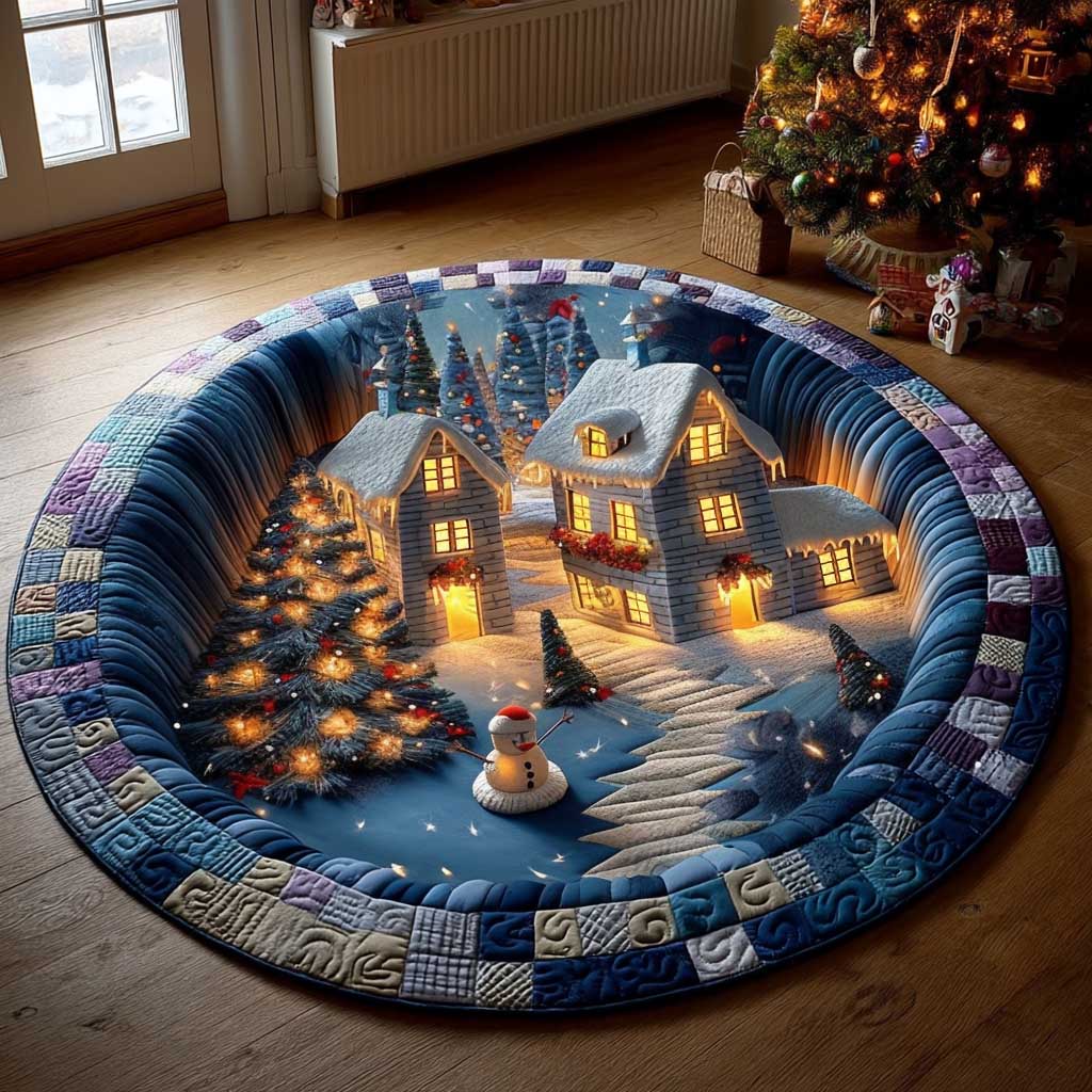 Merry Hamlet Quilted Quilted Round Mat NCU0HTT148