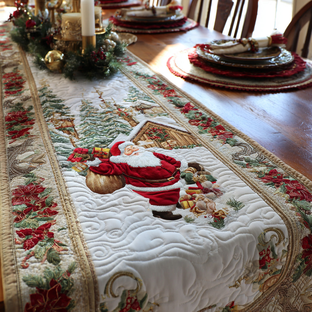 Merry Night Quilted Table Runner NCU0DV1060