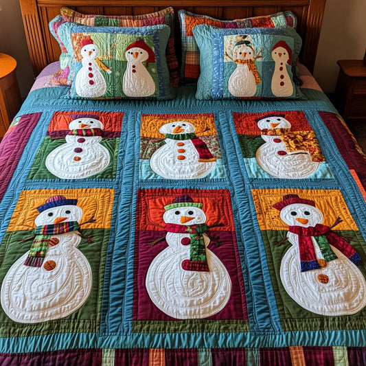 Merry Sleighbound 3-Piece Quilted Bedding Set NCU0PT2197