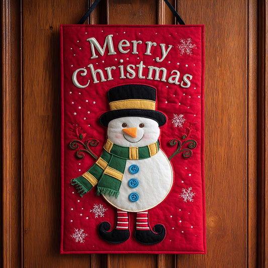 Merry Spirit Quilted Door Banner NCU0NNT2456