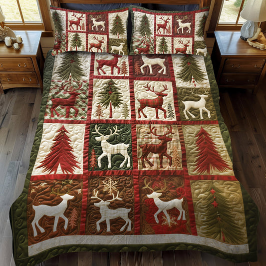Merry and Bright Quilted Bedding Set NCU0DV1629