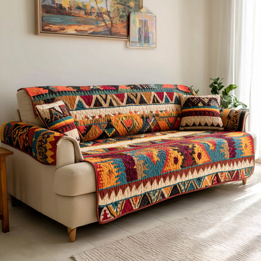 Mesa Colors Quilted Sofa Cover NCU0LDH517