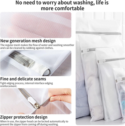 7-Piece Premium Mesh Laundry Bags Set