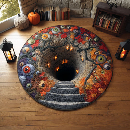 Midnight Abyss Quilted Round Mat NCU0PTT3232