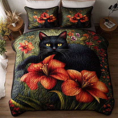 Midnight Bloom Duvet Cover Set NCU0NNT500