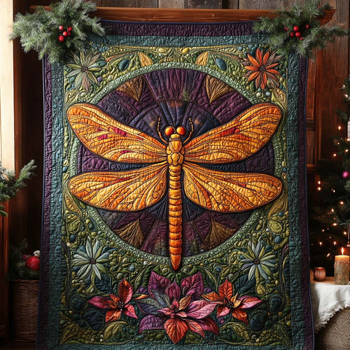 Midnight Bloom Whisper Quilted Blanket NCU0NXD834