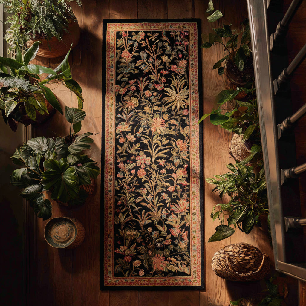 Midnight Botanica Runner Carpet NCU0LDH585