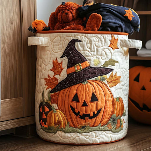 Midnight Brew Quilted Laundry Basket NCU0NNT1469