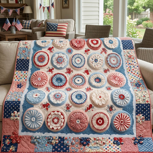 Midnight Burst Patriot Quilted Blanket NCU0PTT3162