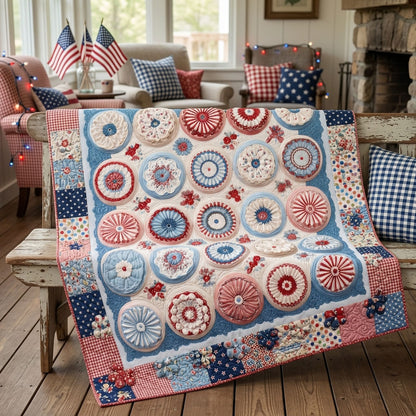 Midnight Burst Patriot Quilted Blanket NCU0PTT3162