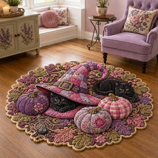 Midnight Cat Custom Shape Area Rug NCU0NTD2170