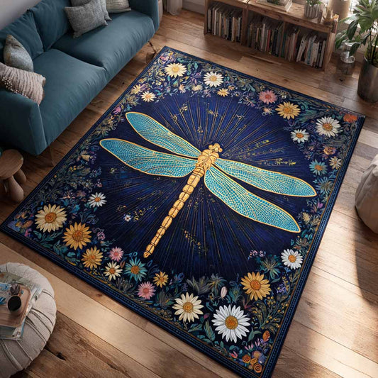 Midnight Dragonfly Area Rug NCU0NXD1534