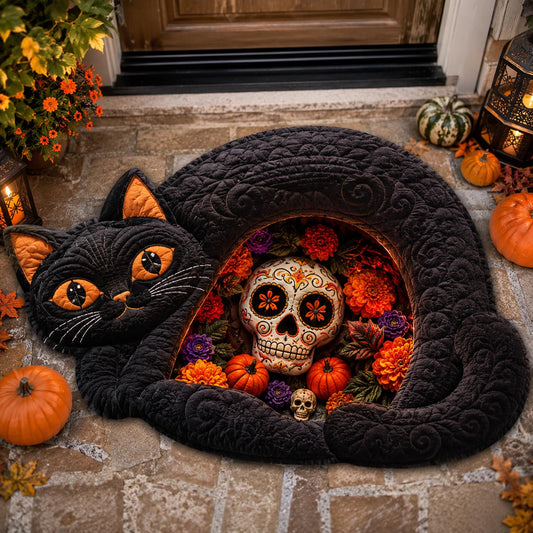 Midnight Familiar Hollow Custom Shape Doormat NCU0DV2315