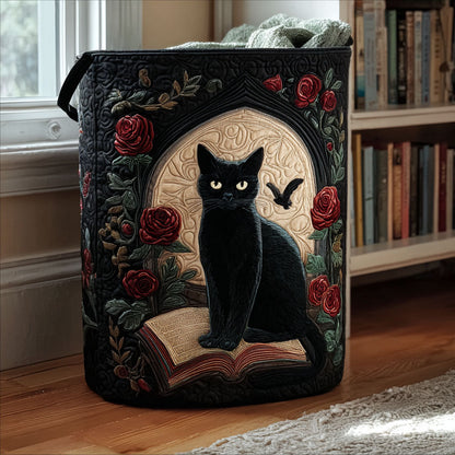 Midnight Familiar Quilted Laundry Basket NCU0PTT1648