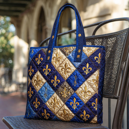 Midnight Fleur Quilted Tote Bag NCU0PTT1721