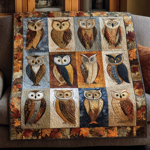 Midnight Forest Friends Quilted Blanket NCU0NNT2167