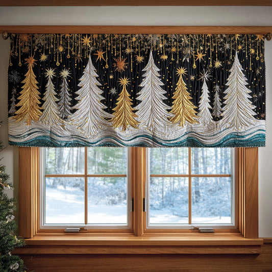 Midnight Forest Quilted Valance NCU0PVL724