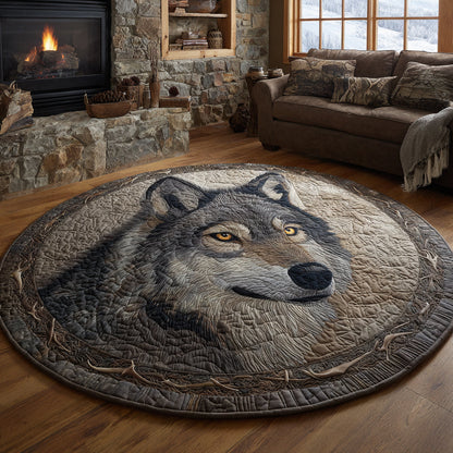 Midnight Guardian Quilted Round Mat NCU0DV1119