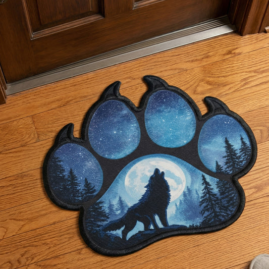 Midnight Howl Custom Shape Doormat NCU0NNT3128