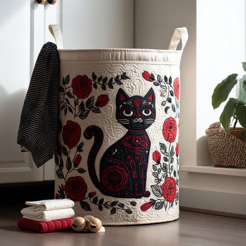 Midnight Mariachi Quilted Laundry Basket NCU0PTT1132