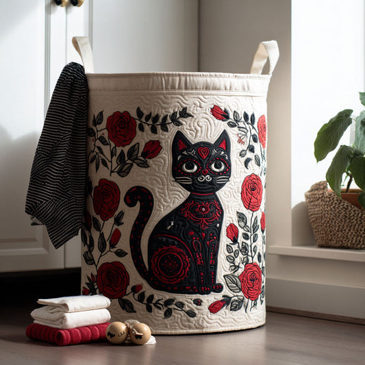 Midnight Mariachi Quilted Laundry Basket NCU0PTT1132