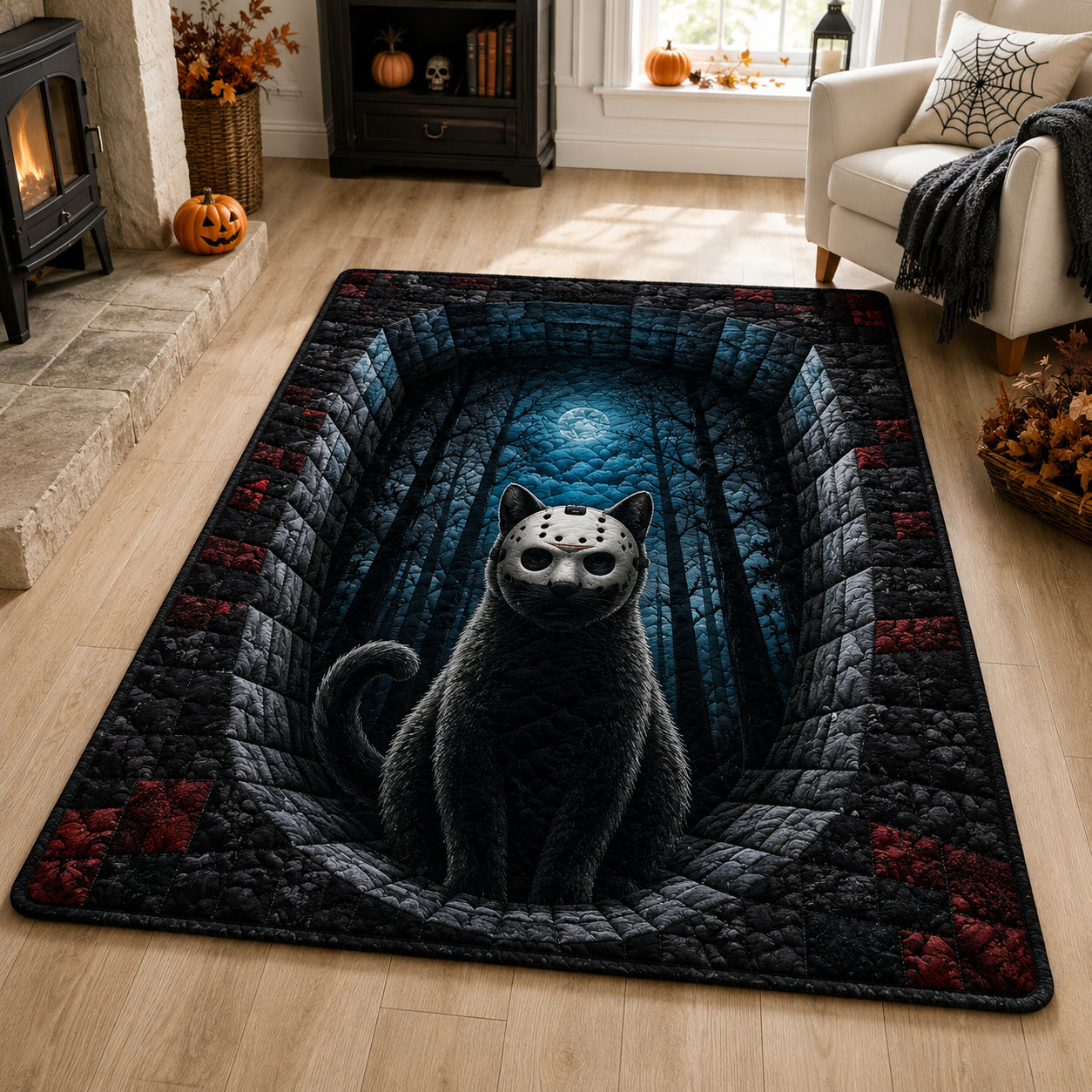 Midnight Mask Area Rug NCU0PVL860