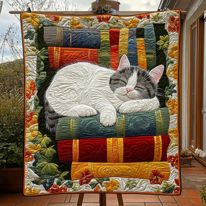 Midnight Meow Quilted Blanket NCU0DK1127