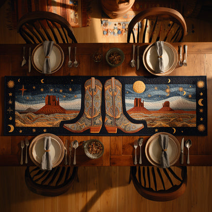 Midnight Mesa Quilted Table Runner NCU0HNH849