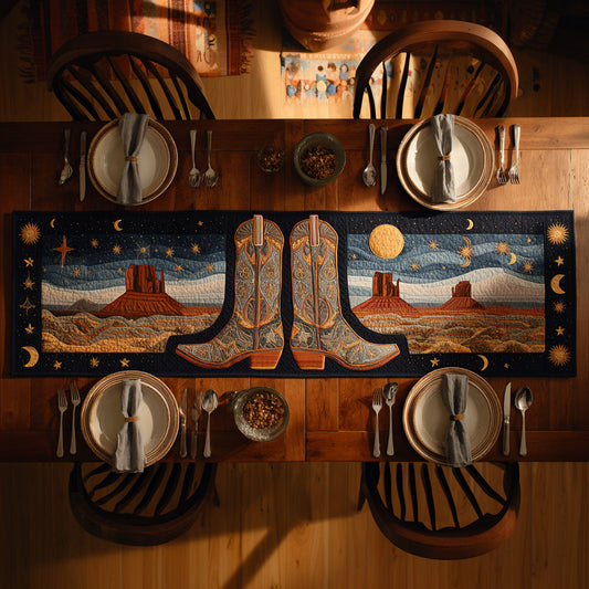Midnight Mesa Quilted Table Runner NCU0HNH849