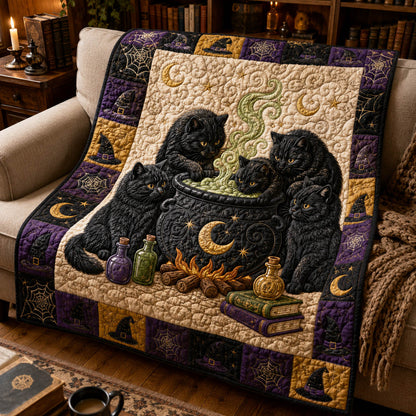 Midnight Mischief Quilted Blanket NCU0NTD2044