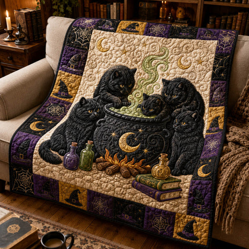 Midnight Mischief Quilted Blanket NCU0NTD2044