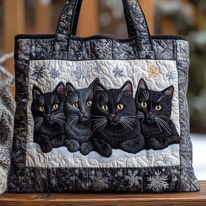 Midnight Paws Quilted Tote Bag NCU0NXD964