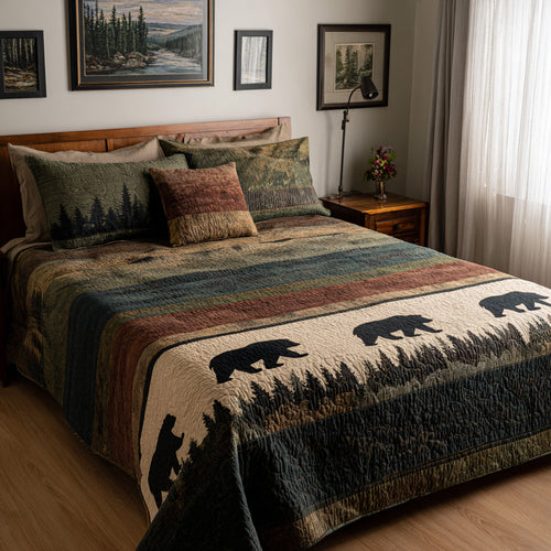 Midnight Range Quilt Quilted Blanket NCU0LDH763