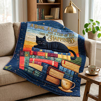 Midnight Reader Yellow Quilted Blanket NCU0NNT3186
