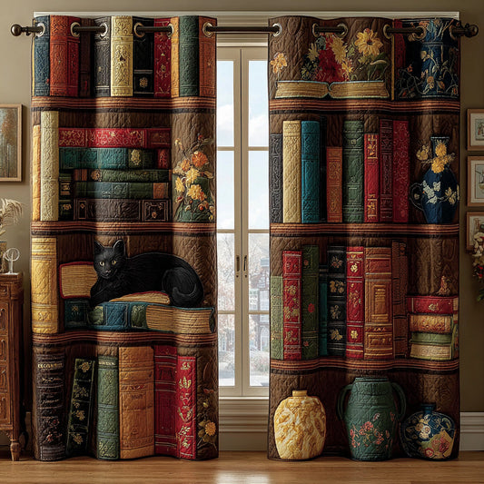 Midnight Reader Quilted Curtains NCU0LDH182