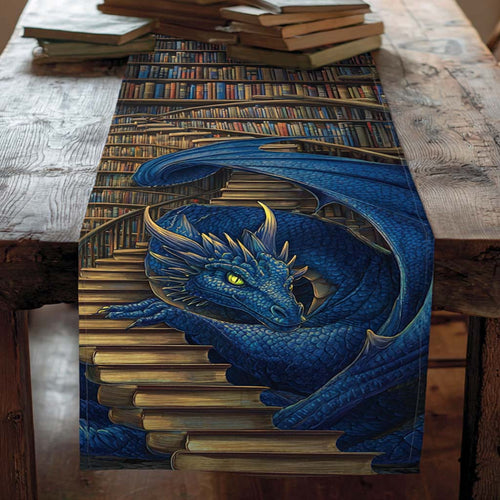 Midnight Scales Quilted Table Runner NCU0NXD459