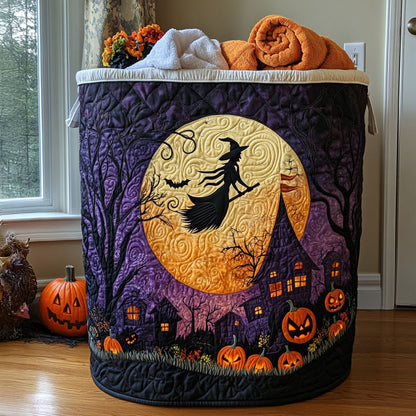 Midnight Spell Quilted Laundry Basket NCU0PTT1203