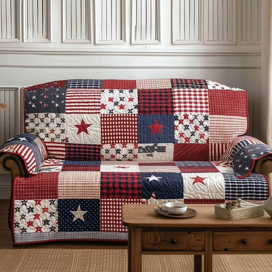 Midnight Star Quilted Sofa Cover NCU0DQQ0444