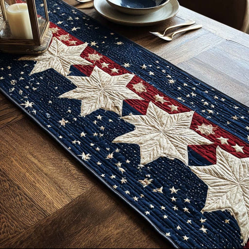Midnight Star Quilted Table Runner NCU0DQQ0524