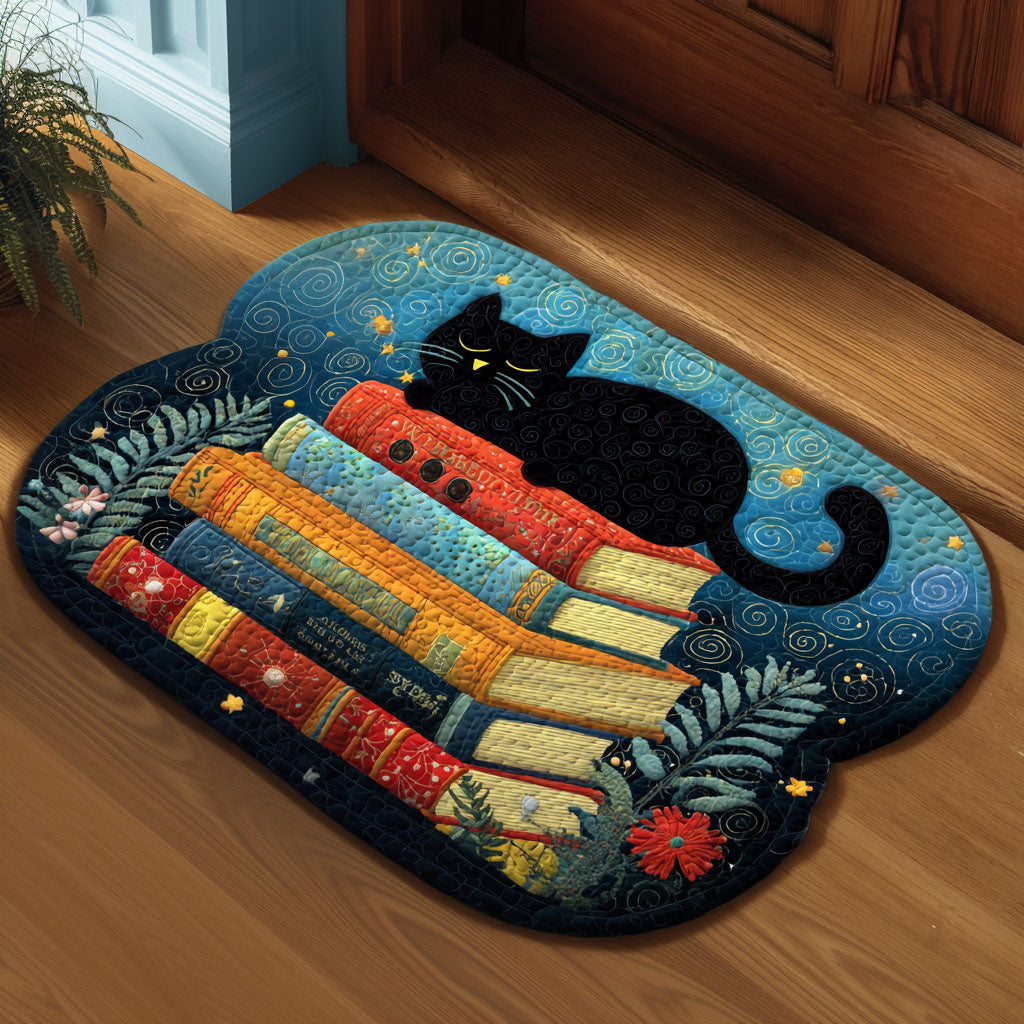 Midnight Starlight Library Custom Shape Doormat NCU0PTT3047
