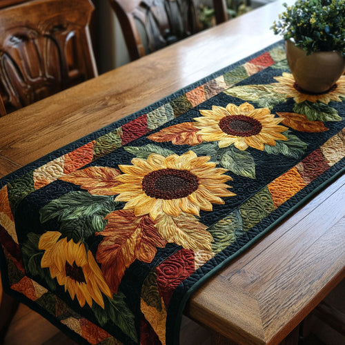 Midnight Sun Quilted Table Runner NCU0NTV242