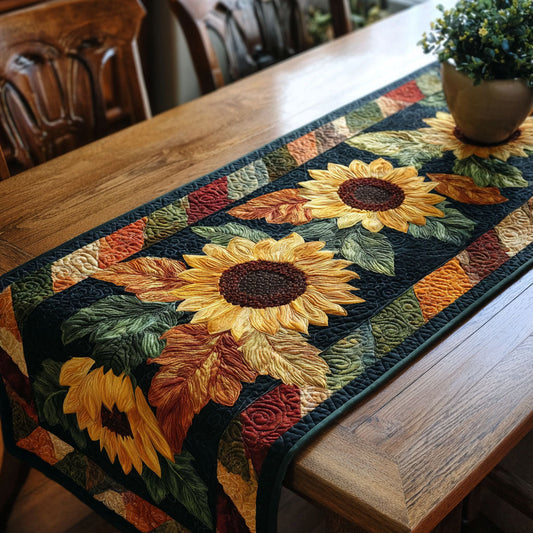 Midnight Sun Quilted Table Runner NCU0NTV242