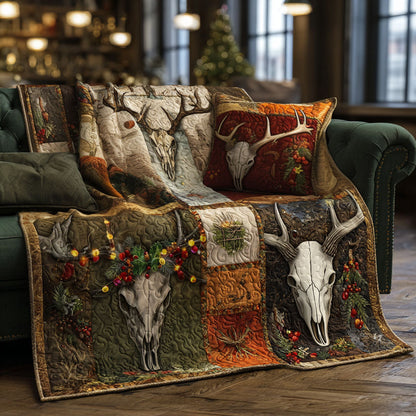 Midnight Wilderness Quilted Blanket NCU0PTT1972