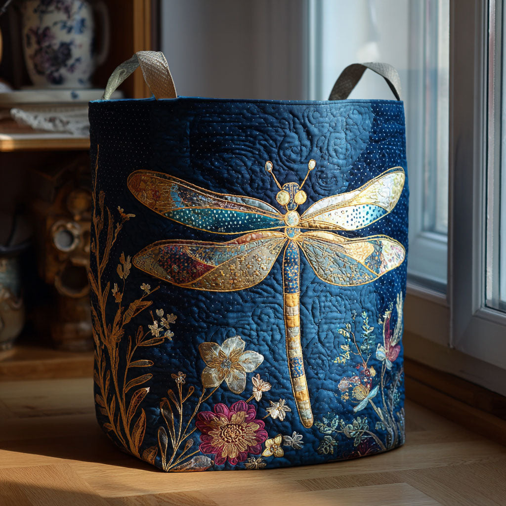 Midnight Wings Quilted Laundry Basket NCU0PTT2571