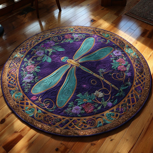 Midnight Wings Quilted Round Mat NCU0NTV552