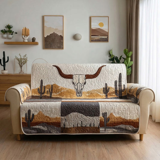 Minimal Mesa Skull Quilted Sofa Cover NCU0LDH879