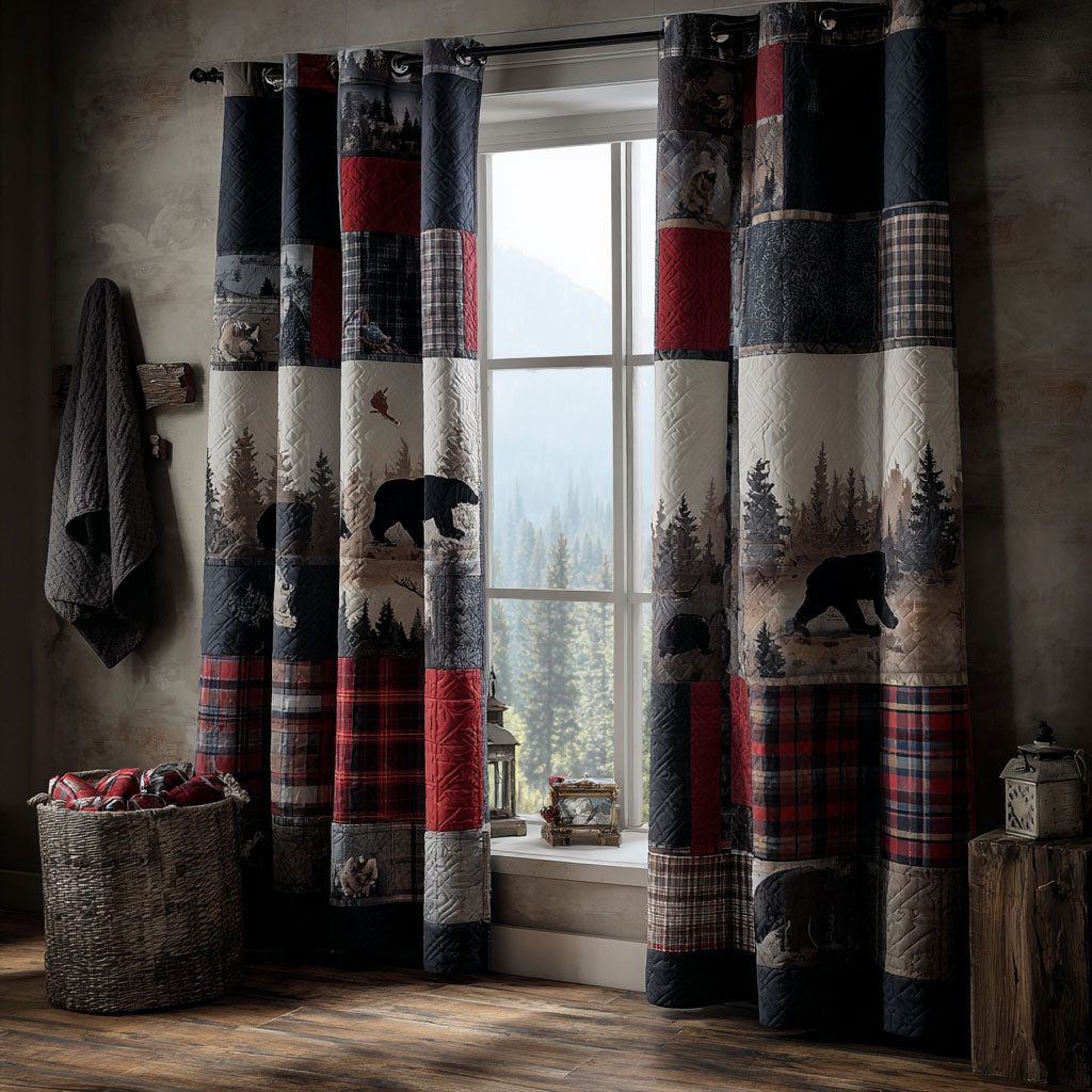 Misty Morning Quilted Curtains NCU0PTT2060