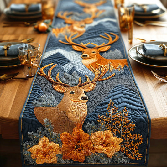 Misty Valley Watcher Quilted Table Runner NCU0NTD674